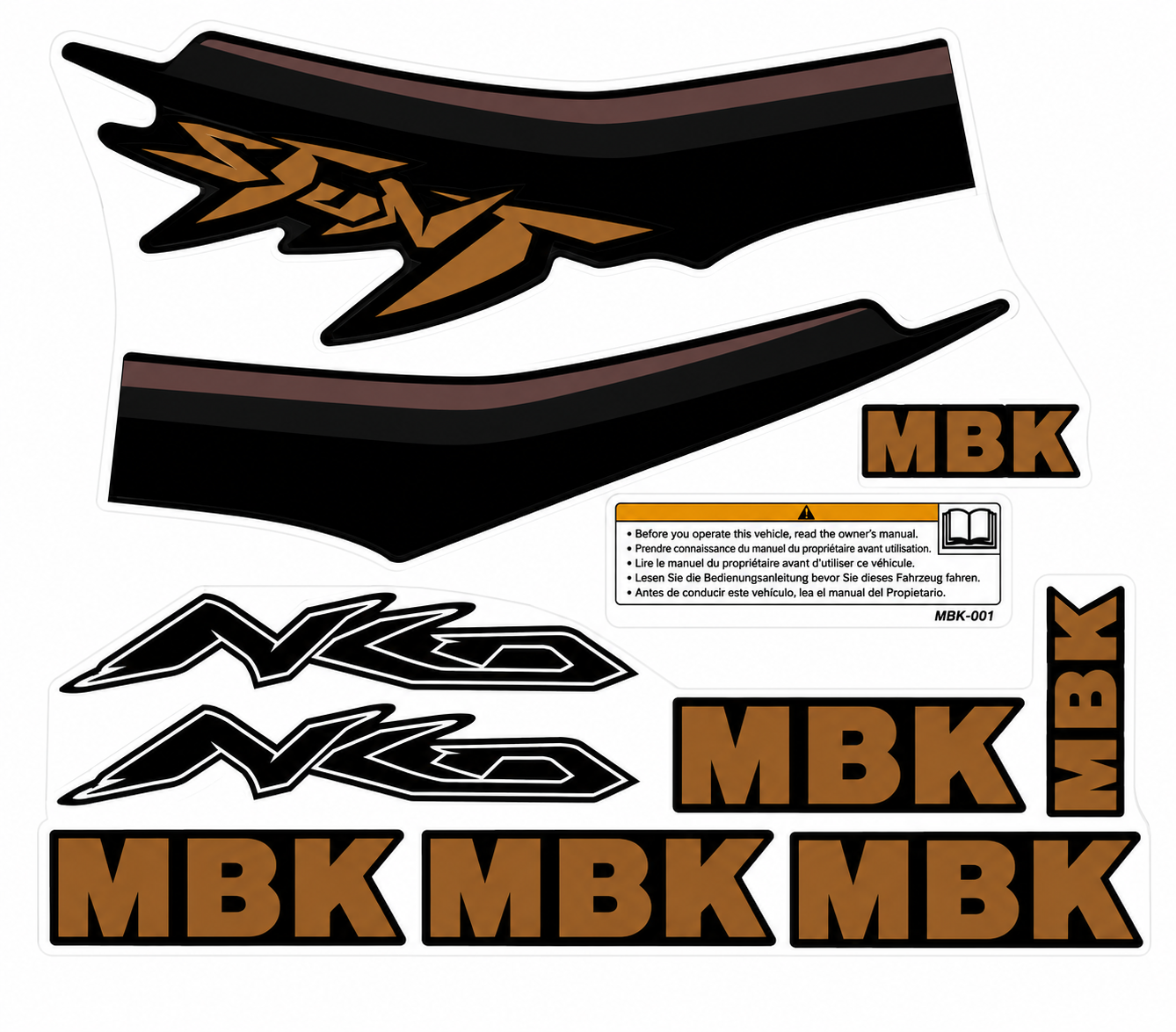 Kit déco Mbk stunt