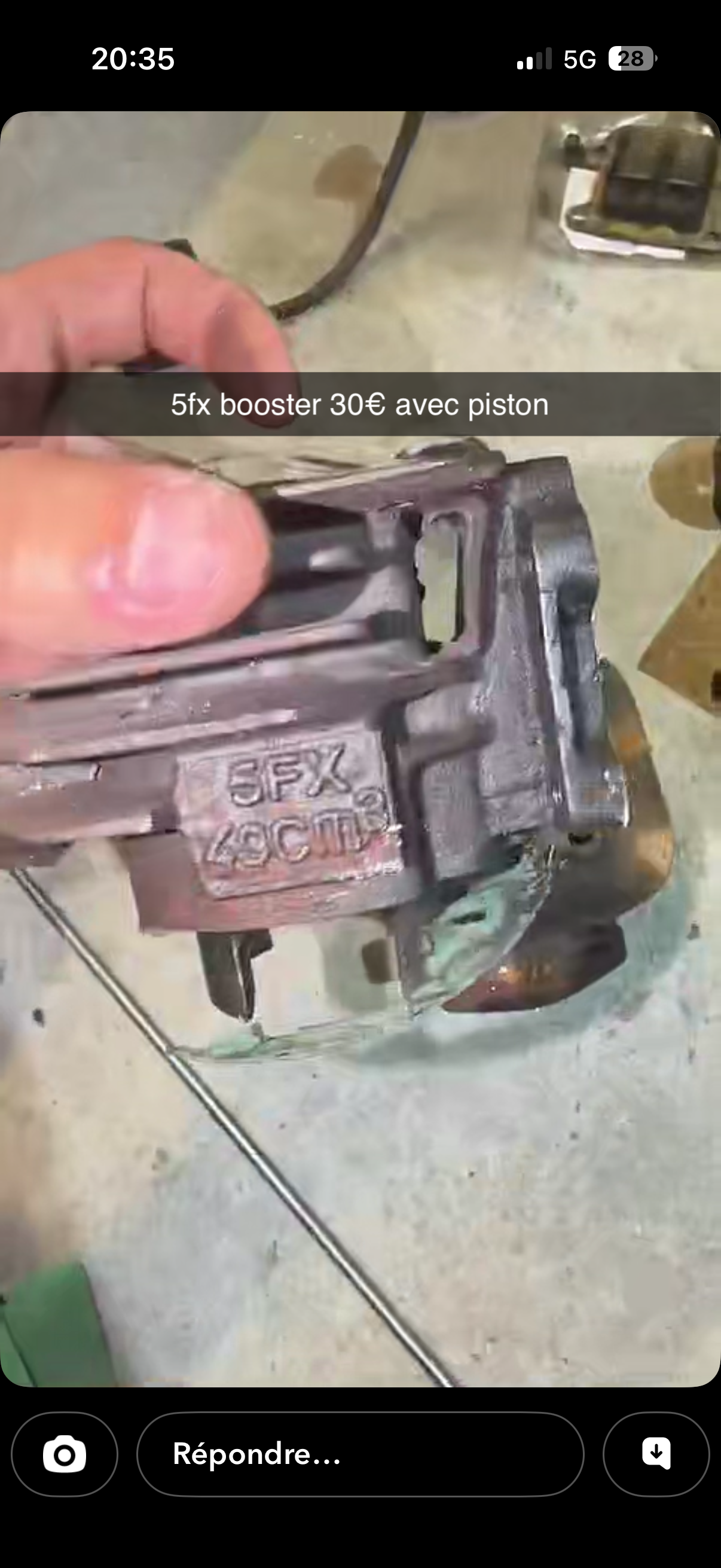 Cylindre 5fx booster
