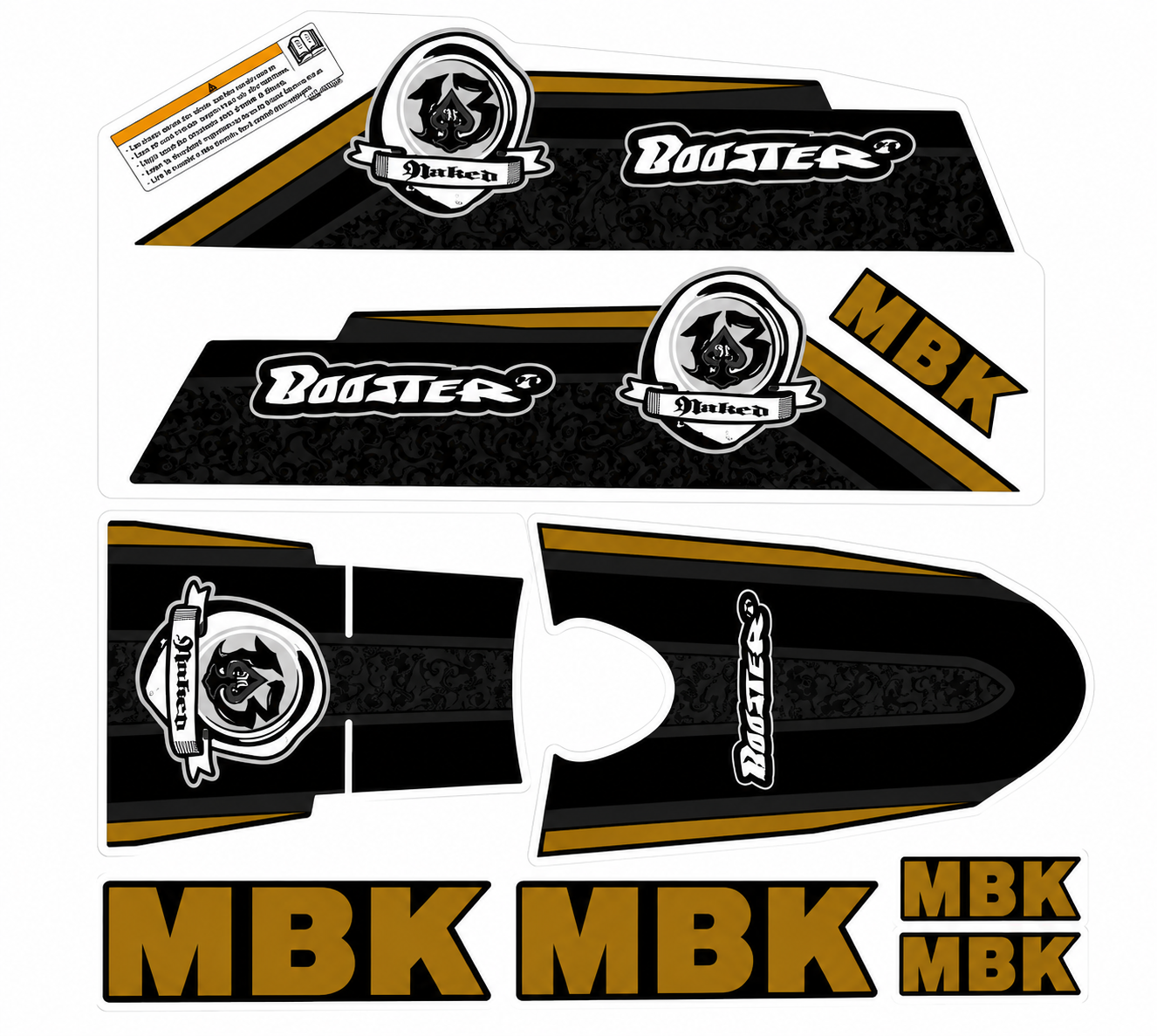 Kit déco booster naked 13p as de pique