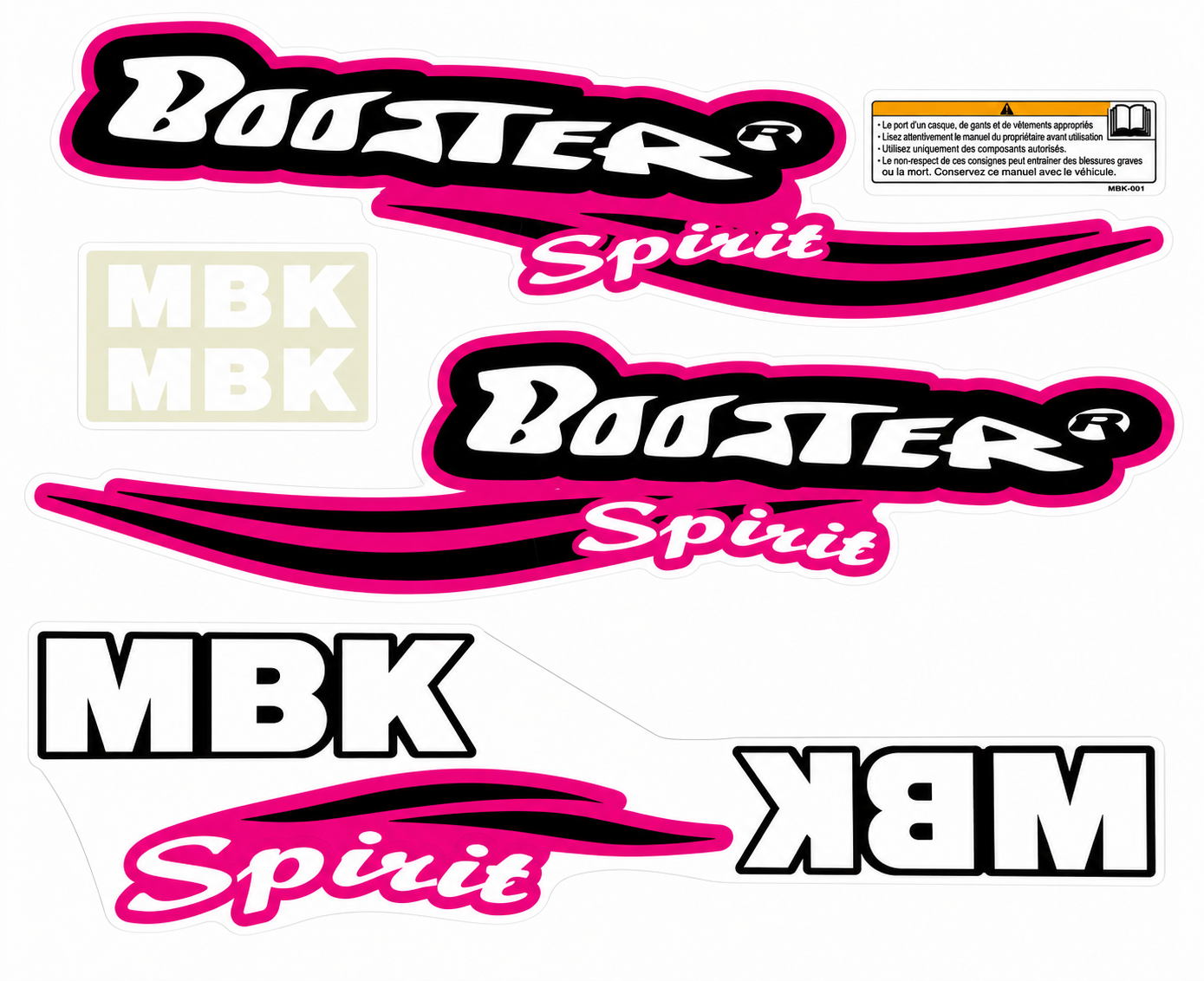 Kit déco booster Spirit